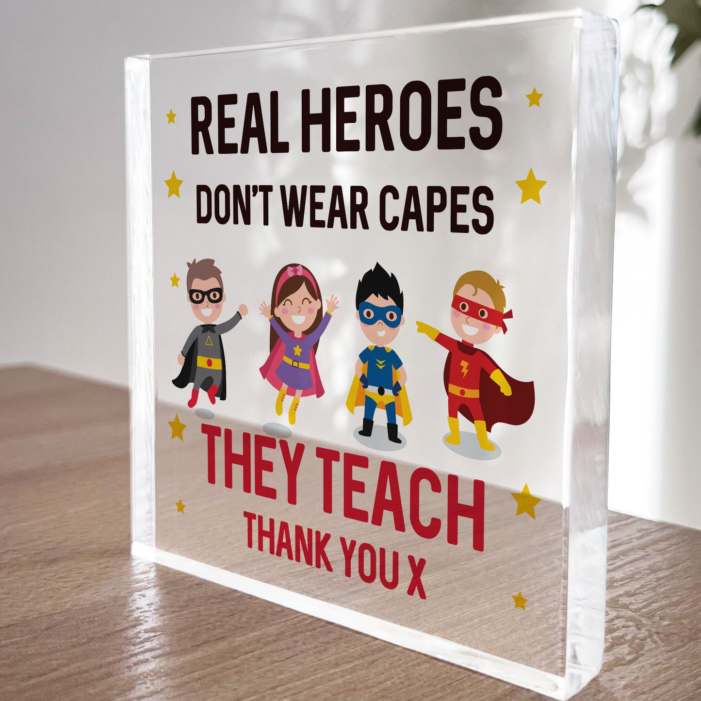 Gift For Teacher Superhero Gift Leaving School Nursery Gift