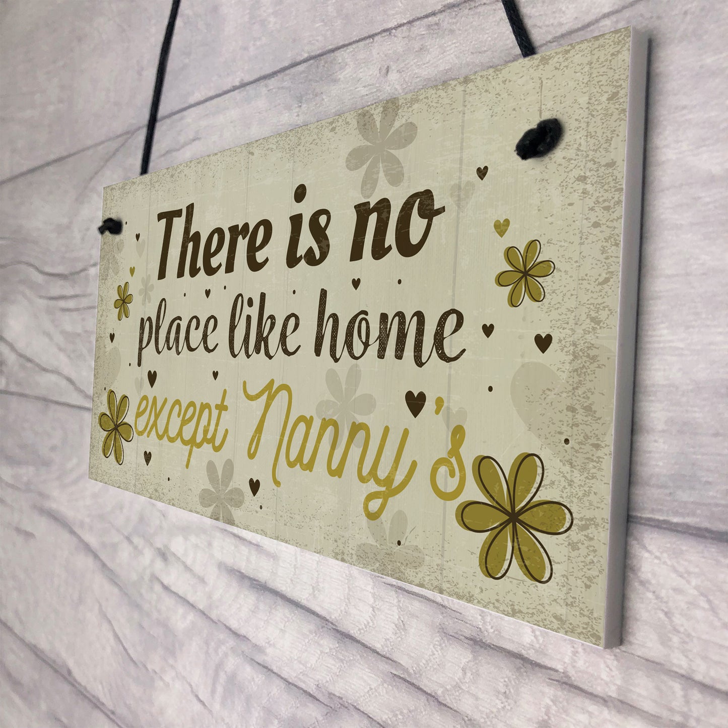 Nanny Nan Christmas Birthday Gifts Hanging Wall Door Plaque Xmas