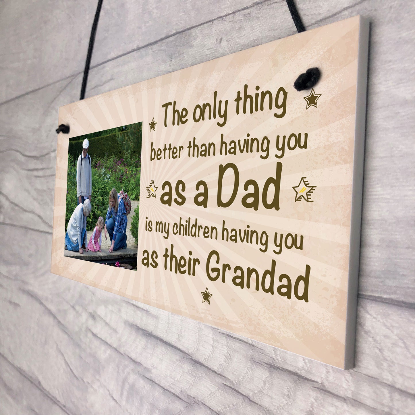 Gift For Grandad Dad Fathers Day Gift Personalised Plaque