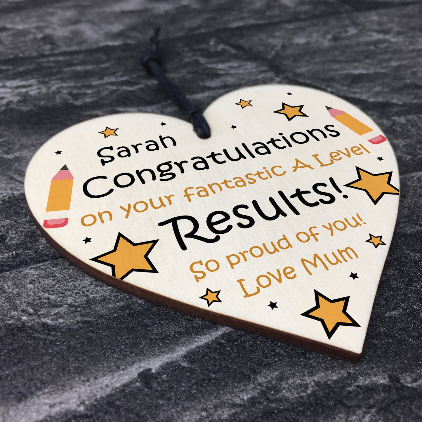 Personalised A Level Results Gift Congratulations Gift Leaving