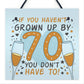 Funny 70th Birthday Card 70th Birthday Presents For Women Men