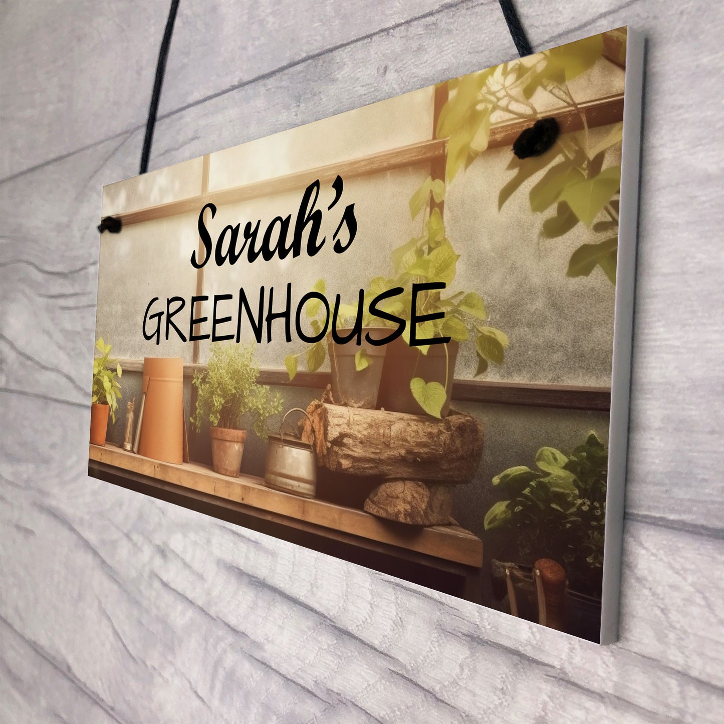 Greenhouse Sign Personalised Novelty Garden Shed Summerhouse