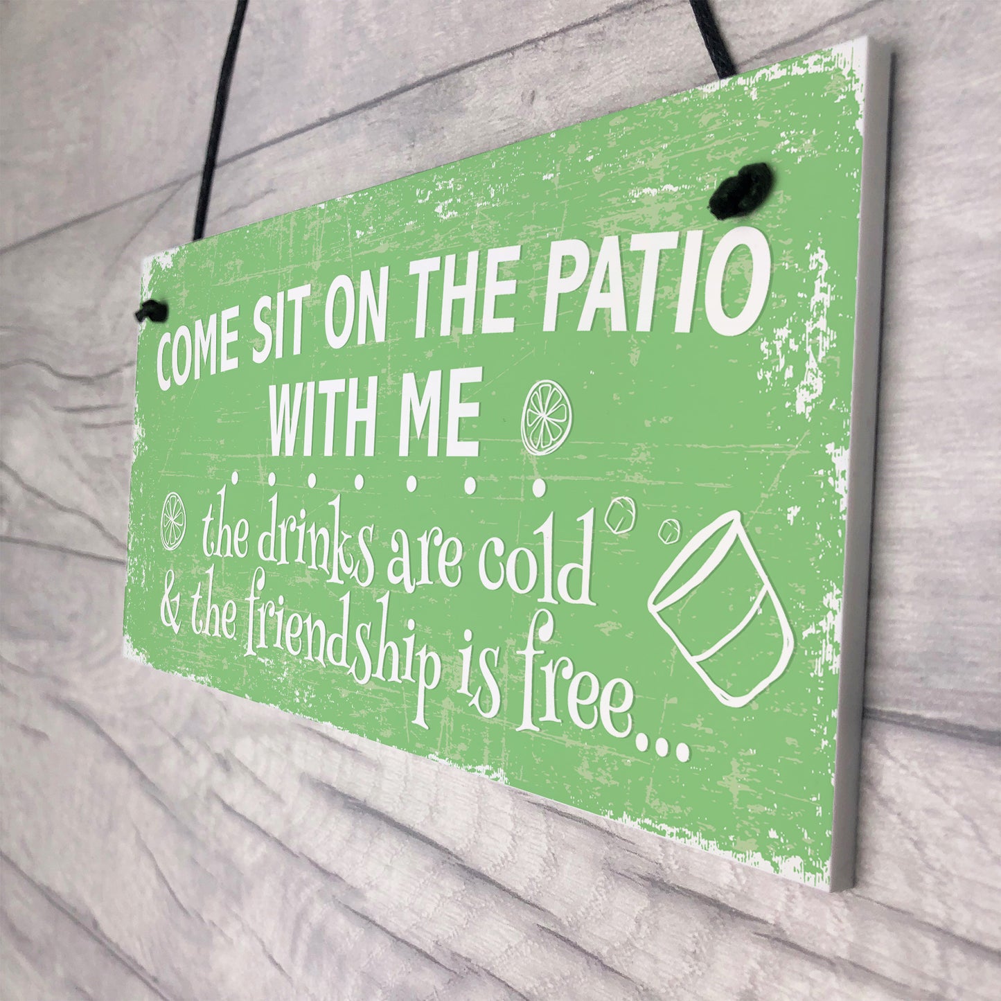 Come Sit Shabby Chic Hanging Wall Signs Garden Shed Plaques