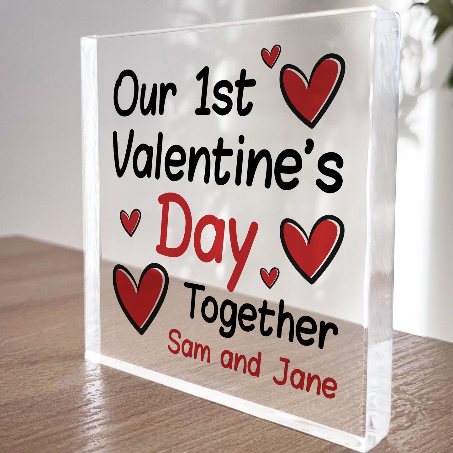 1st Valentines Day Together Gift Personalised Valentines Gifts