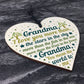 Grandma Gifts For Birthday Christmas Grandma Gifts Wood Heart