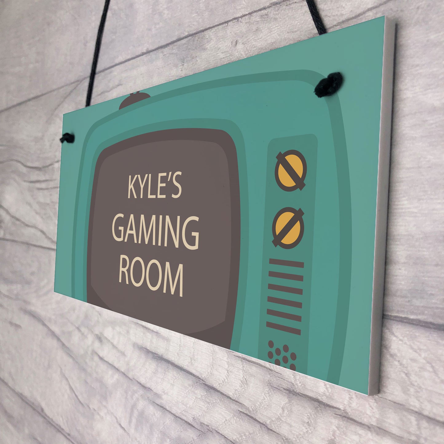 Quirky Gaming Room Sign PERSONALISED Boys Bedroom Sign