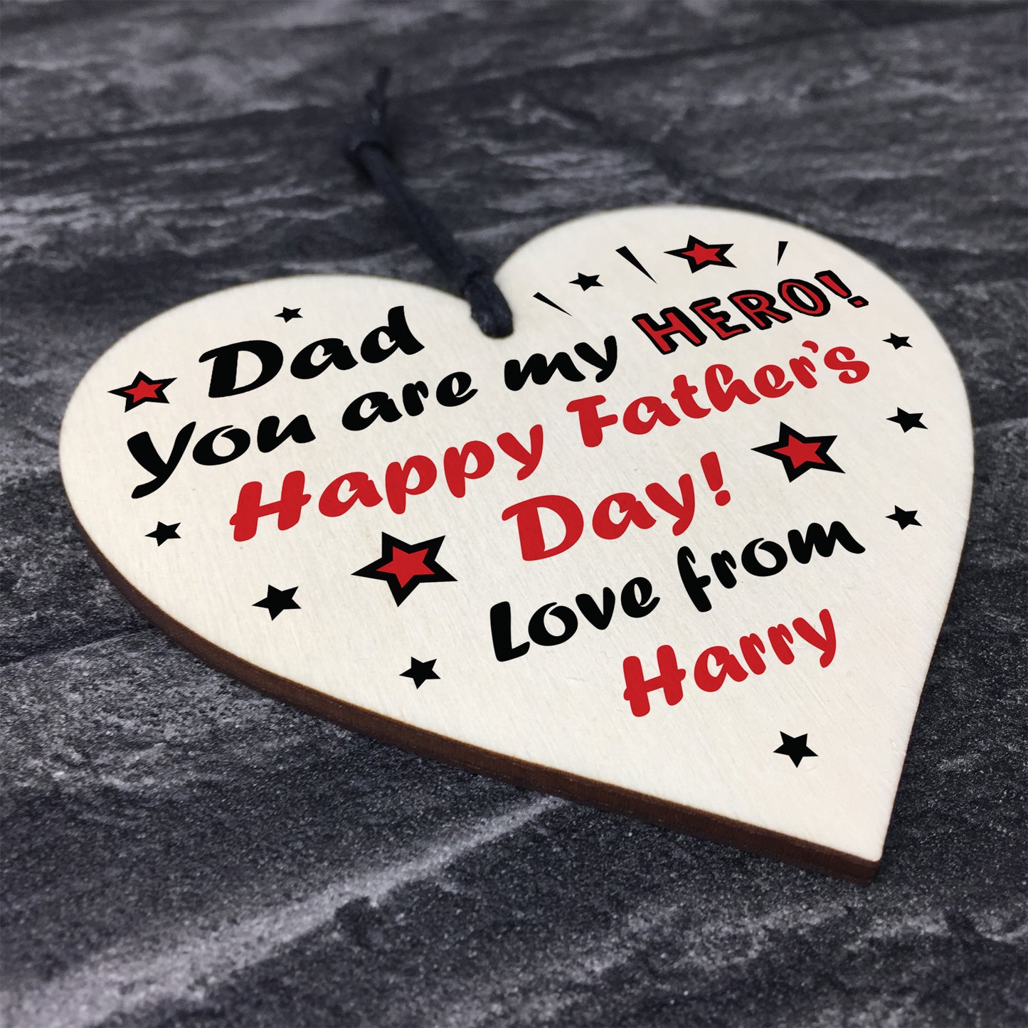 Novelty Fathers Day Gift For Dad Personalised Superhero Gift