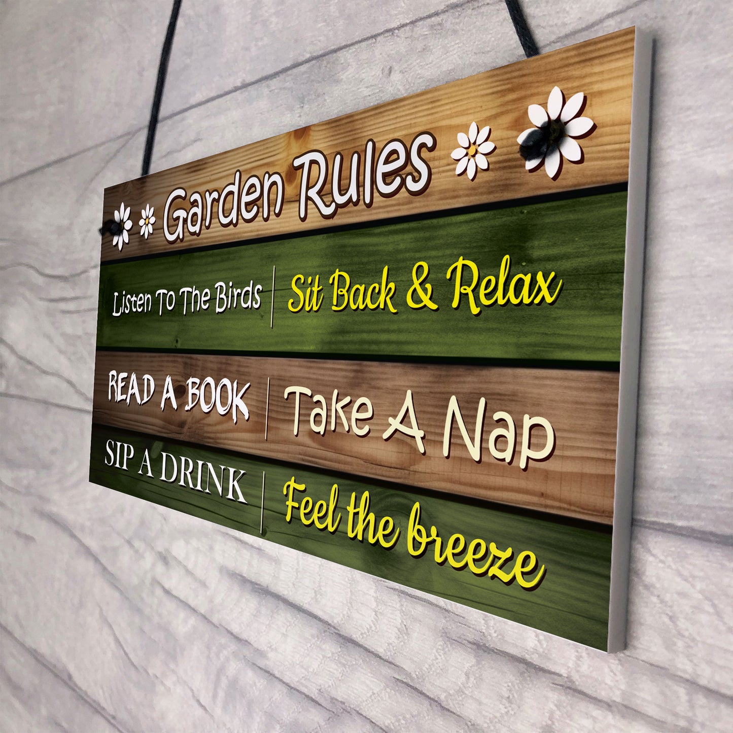 Garden Rules Sign Outdoor Garden Shed Plaques Funny Outdoors