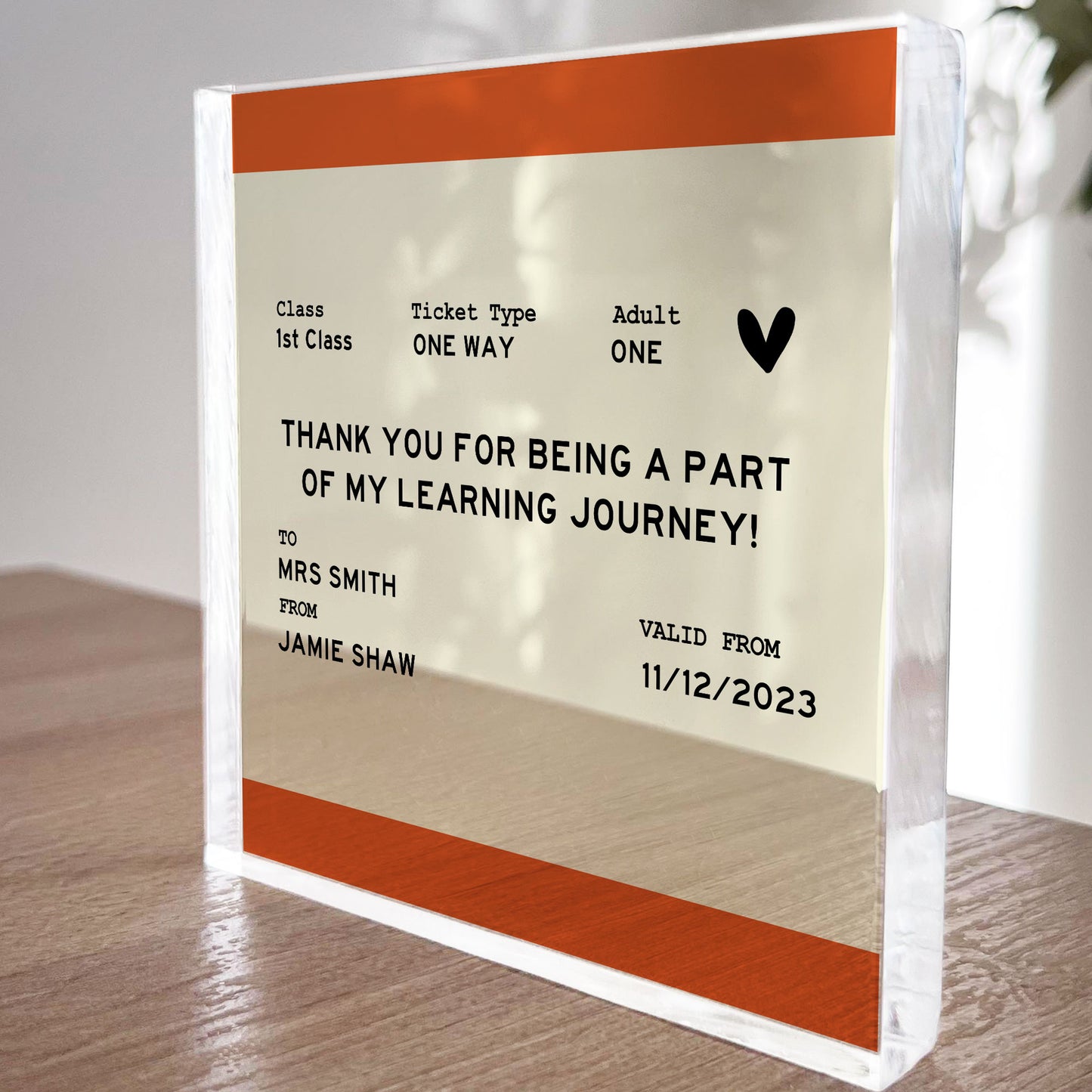 Personalised Teacher Gifts Thank You Gift For Teacher Leaving