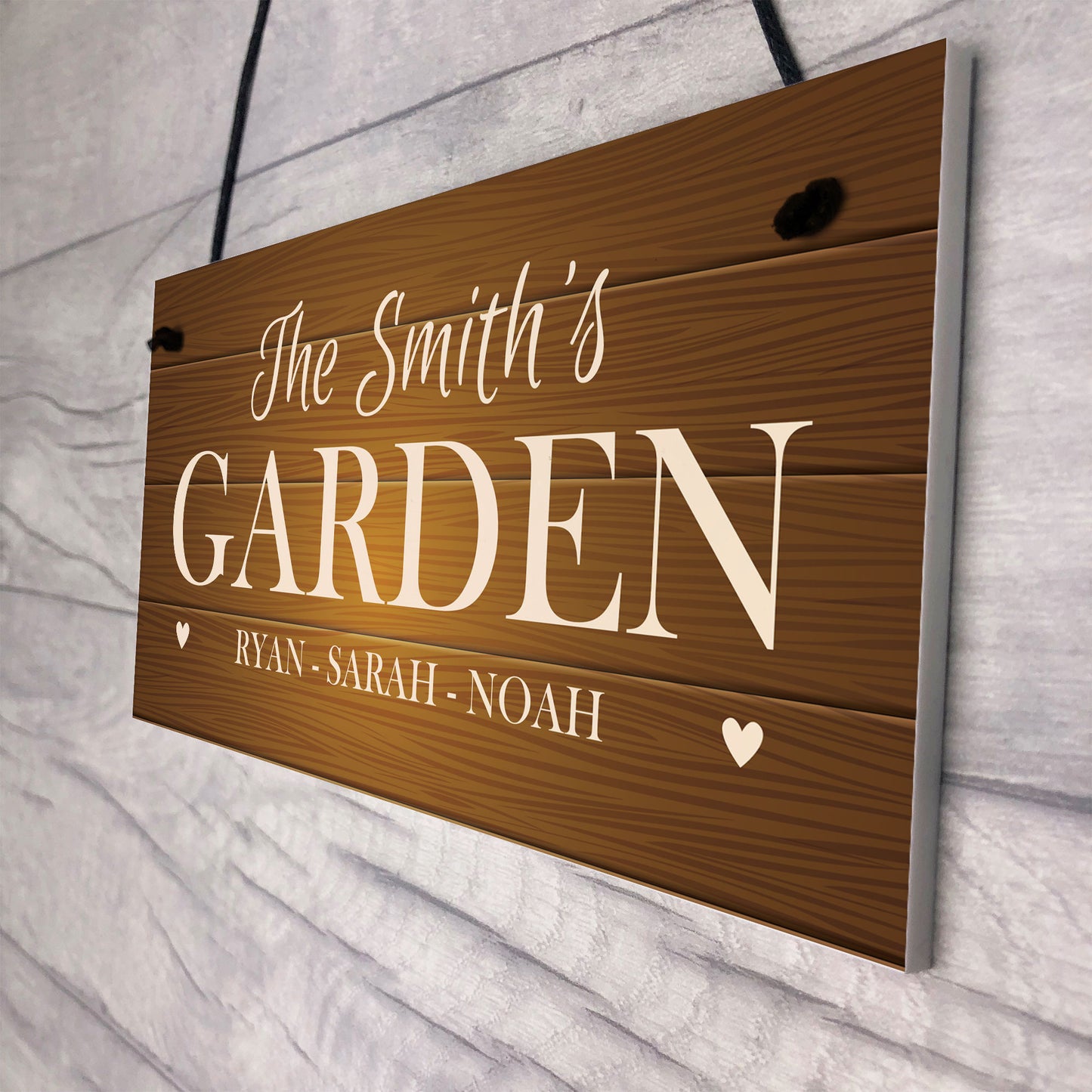 Garden Signs And Plaques Hanging Door Wall Sign Personalised