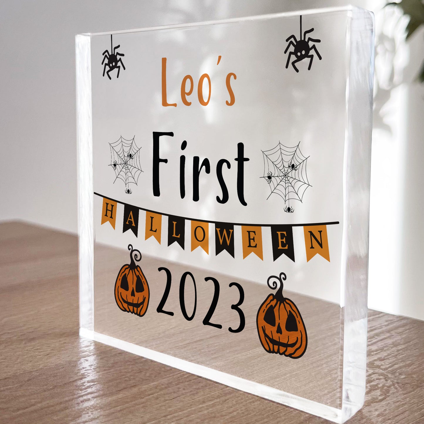 My First Halloween Gift Personalised Halloween Gift Decoration