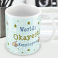 Worlds Okayest Employee Funny Colleague Mug Leaving New Job