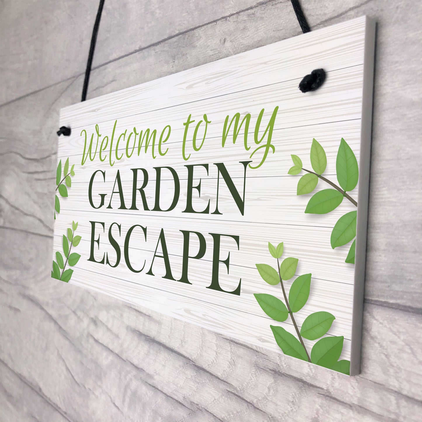 Garden Signs And Plaques Garden Escape Sign Summerhouse Shed