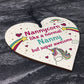 Gift For Nanny Birthday Christmas Wood Heart Unicorn Sign Gift