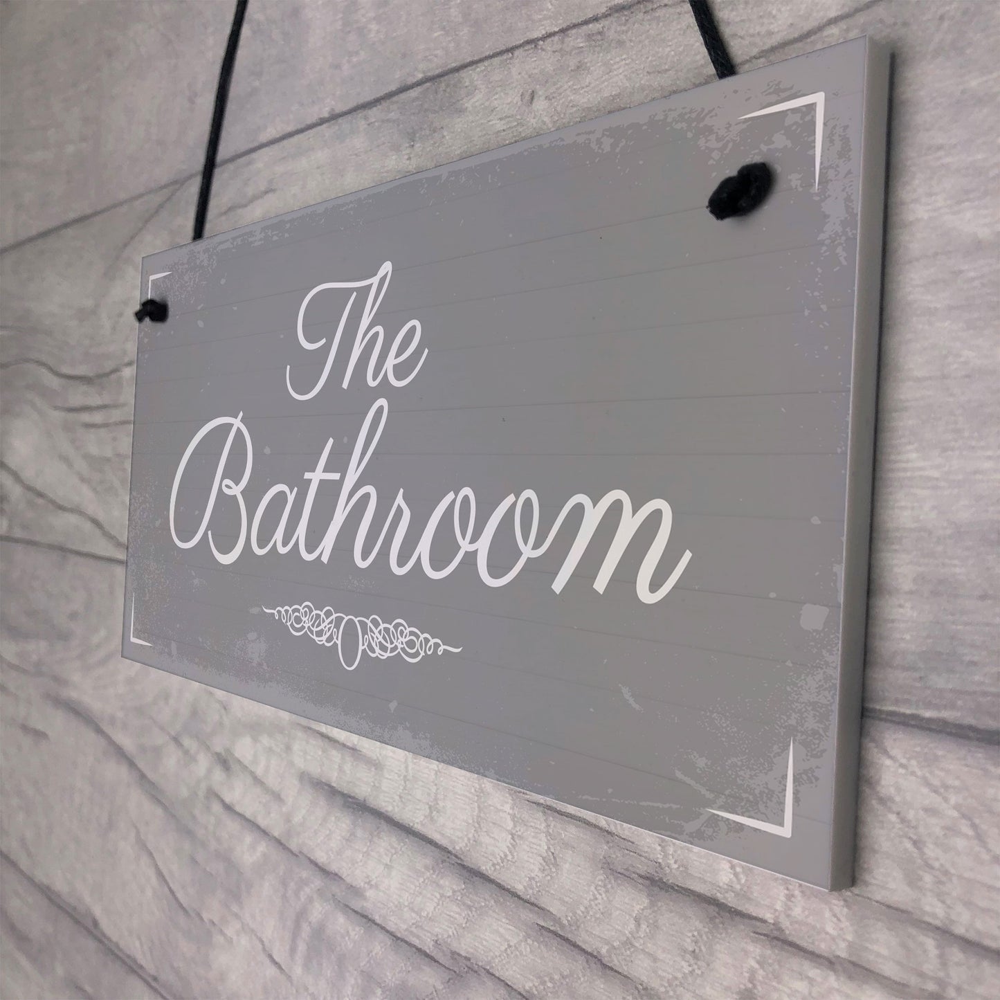 'THE BATHROOM' Door Sign Plaque Sign for Toilet or Bathroom