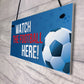 Watch Football Here Pub Bar Man Cave Sign Gift For Men Dad