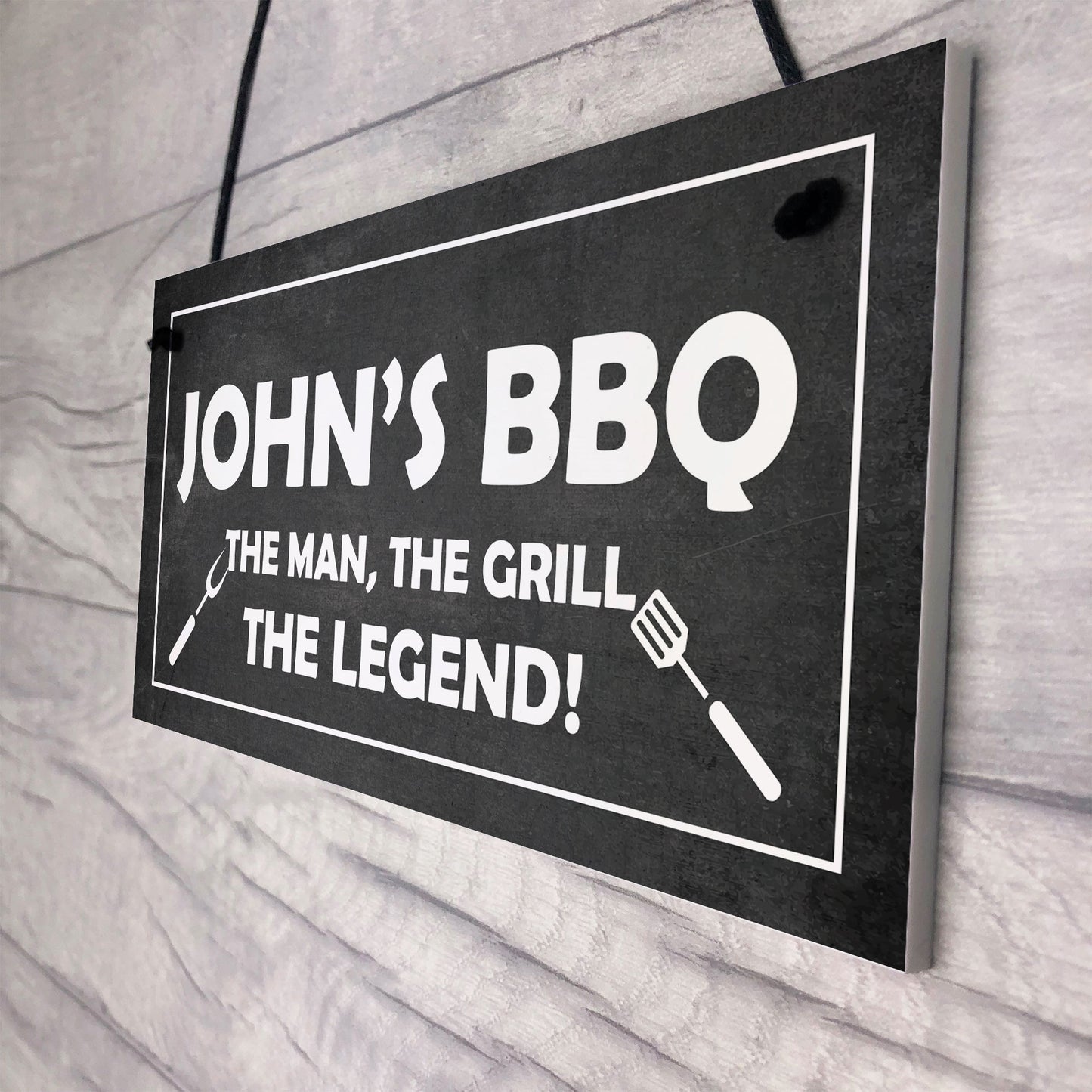 Personalised BBQ Signs And Plaque For Outdoor Funny Gift For Men