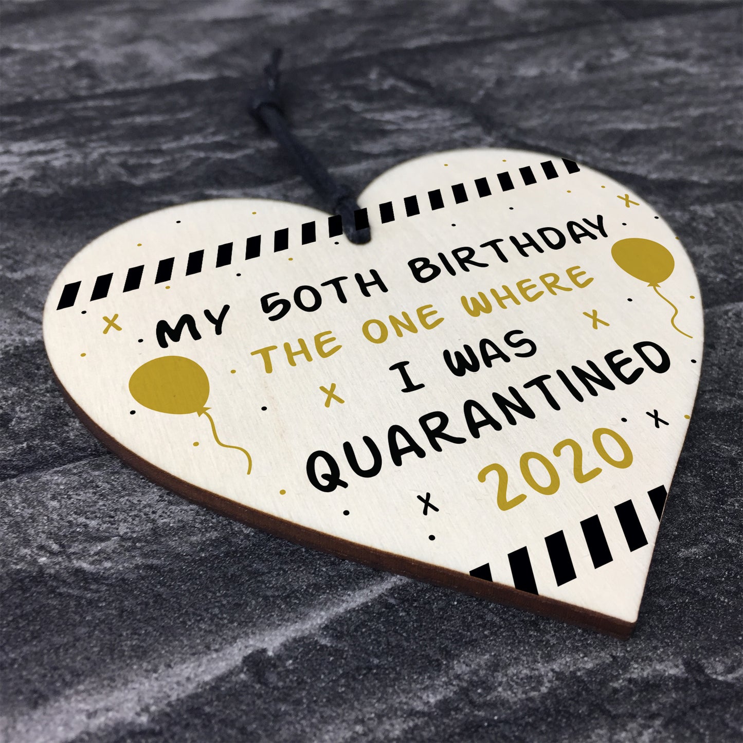 Quarantine Birthday Decoration Personalised 18th 21st 50th Gift