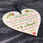 Nan Birthday Gifts Nanny Gran Grandma Grandad GIFT Heart Sign