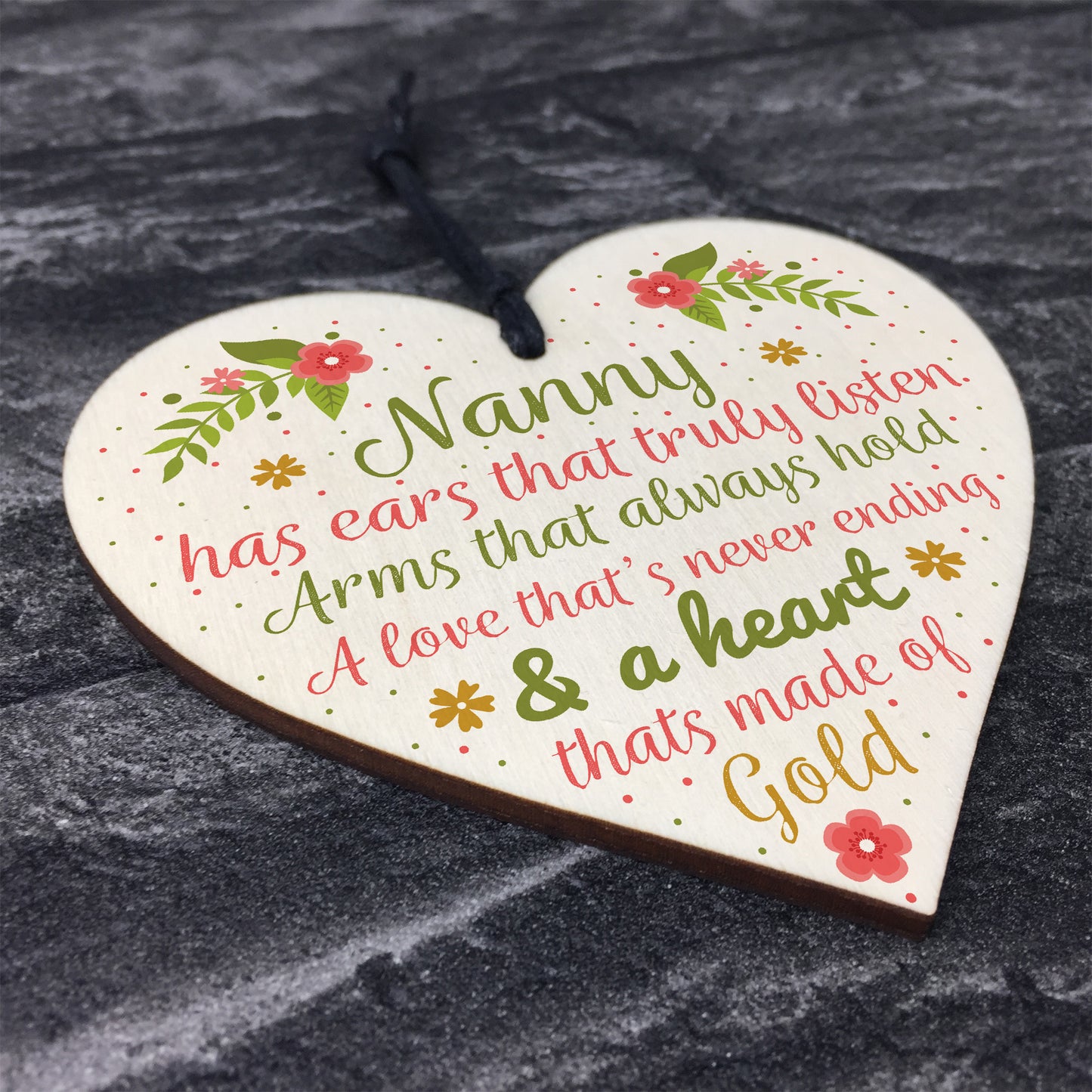 Nan Birthday Gifts Nanny Gran Grandma Grandad GIFT Heart Sign