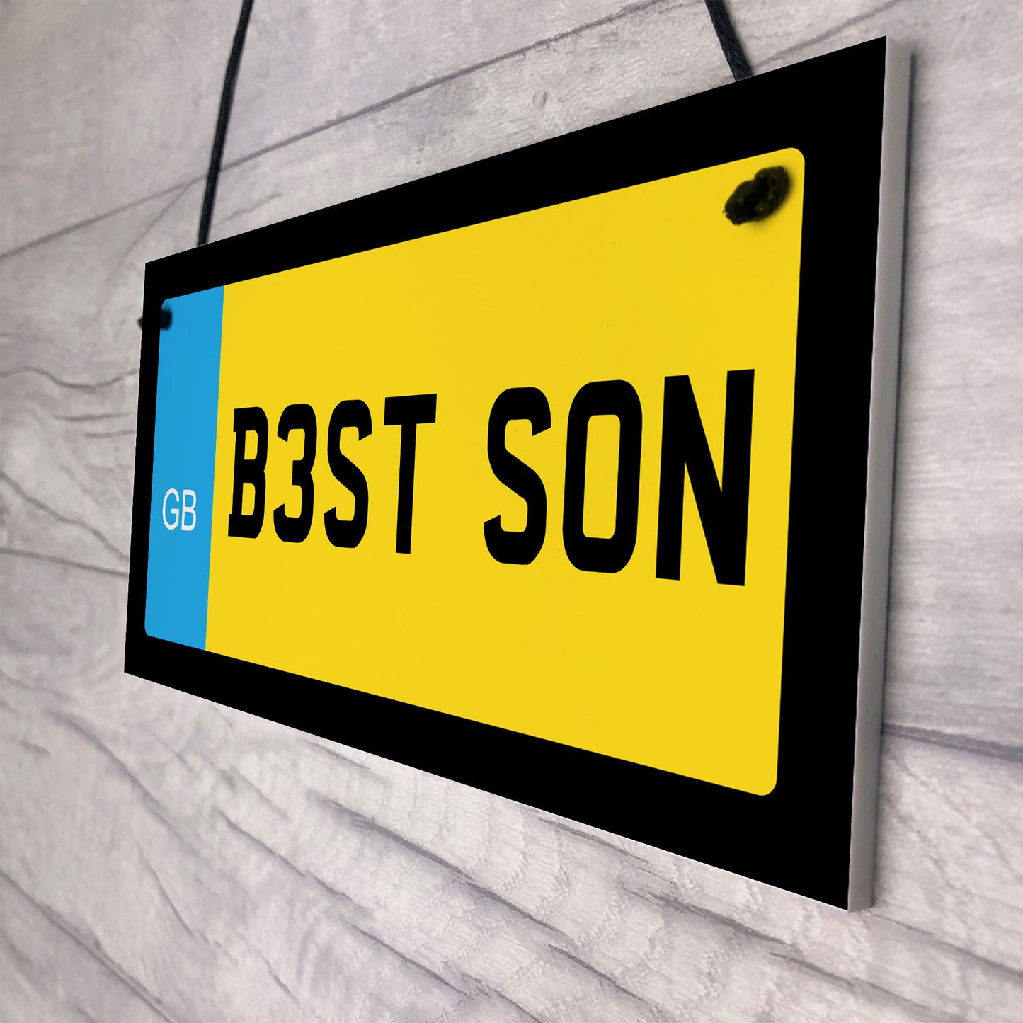 Best Son Novelty Number Plate Sign Birthday Gift For Son Funny