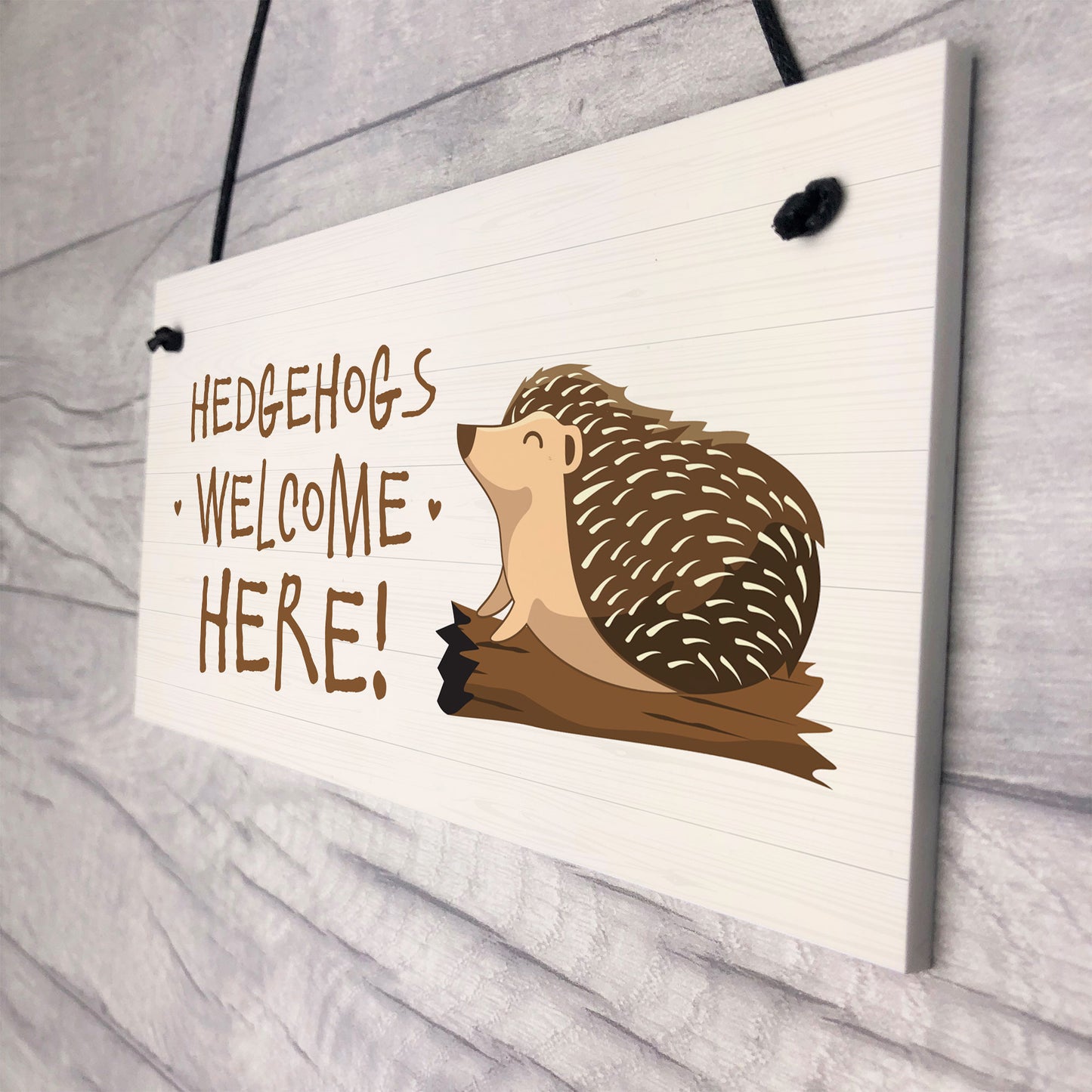 Hedgehogd Welcome Here Sign Garden Signs And Plaques Outdoor