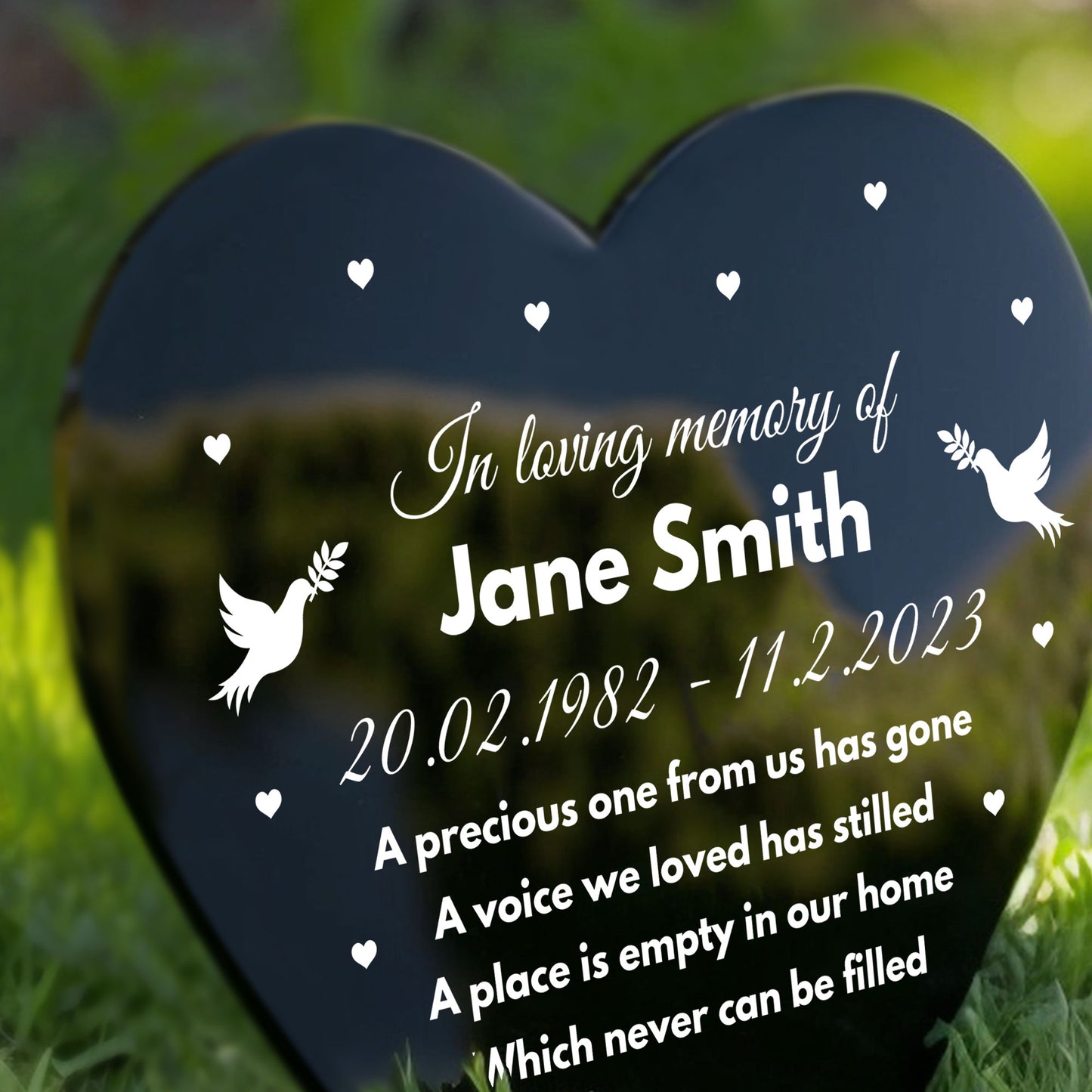 Personalised Memorial Stake Grave/Tree Marker Cremation