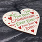 Special Thank You Gift For Childminder Teacher Friend Wood Heart