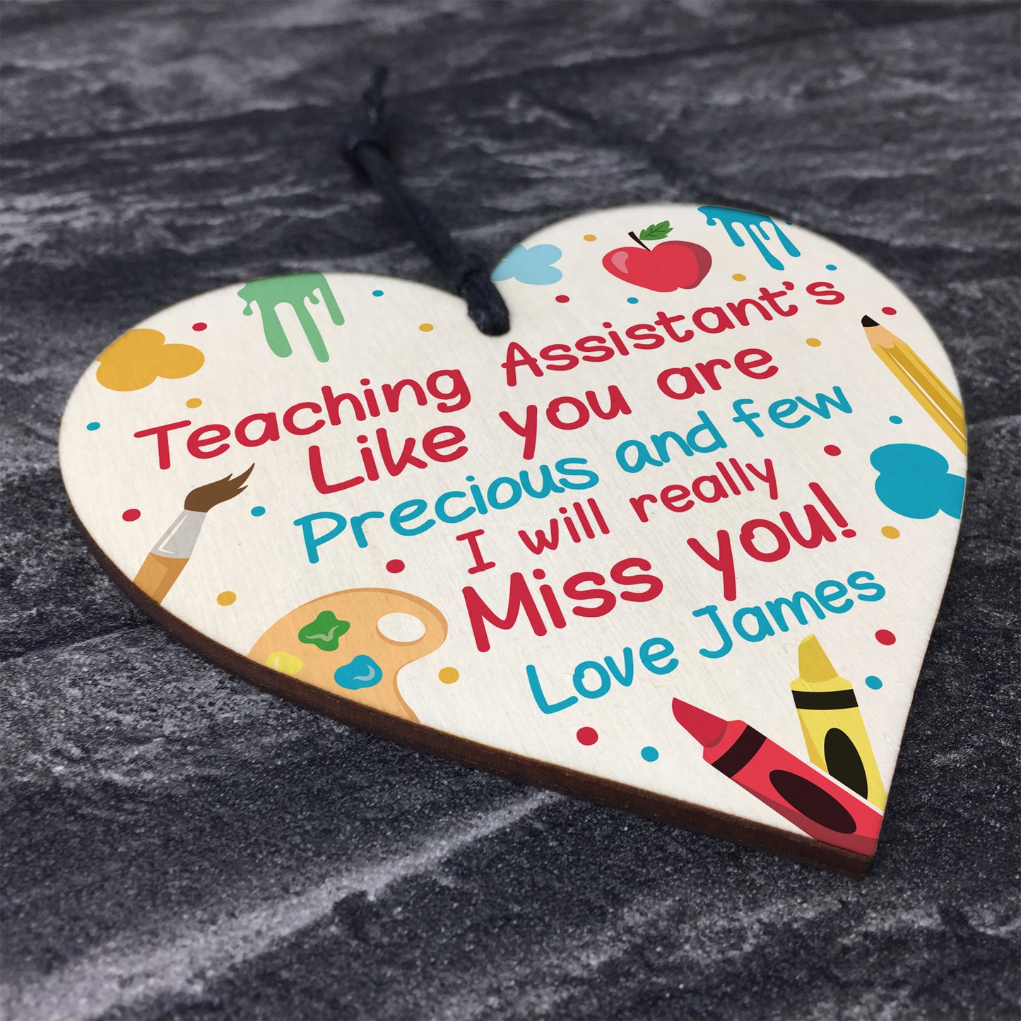 Personalised Thank you Teaching Assistant Gift Poem School