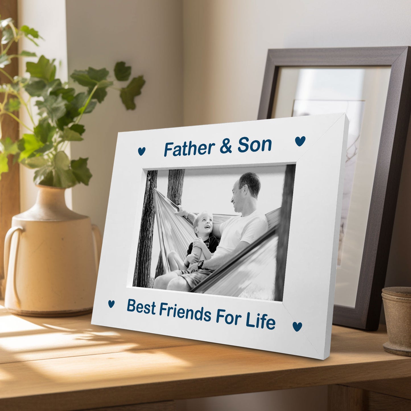 Father And Son Gift Photo Frame Fathers Day Gift Birthday Gift