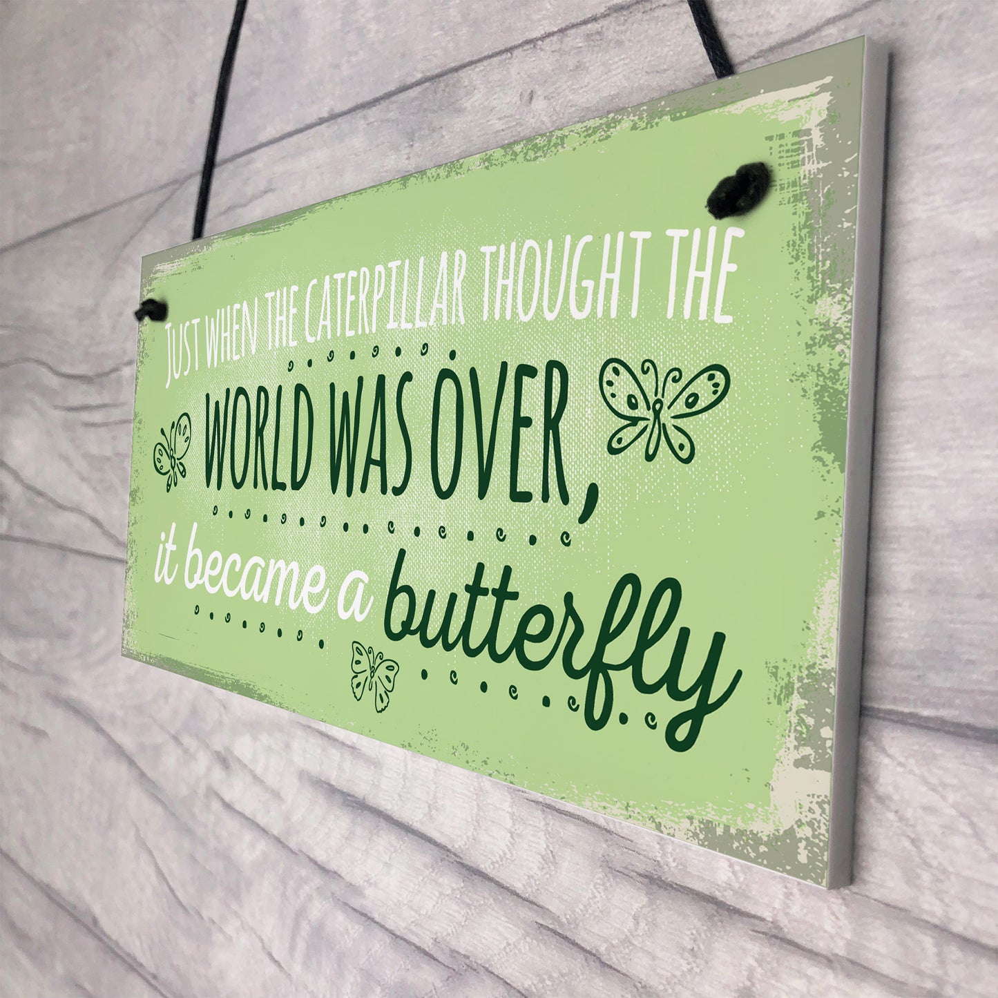 Butterfly Gardening Plaque SummerHouse Sign Garden Shed Mum