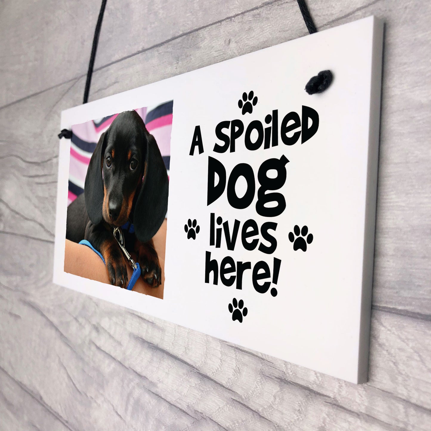 Personalised Dog Wall Plaque Novelty Dog Accessories Pet Gifts