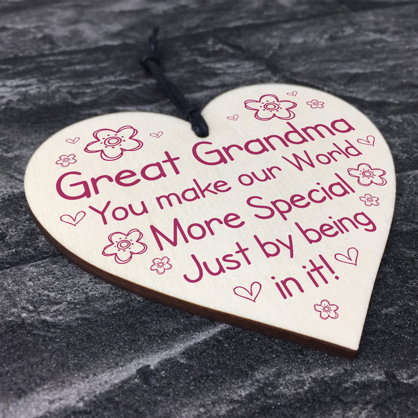 Great Grandma Gift For Birthday Mothers Day Heart Thank You