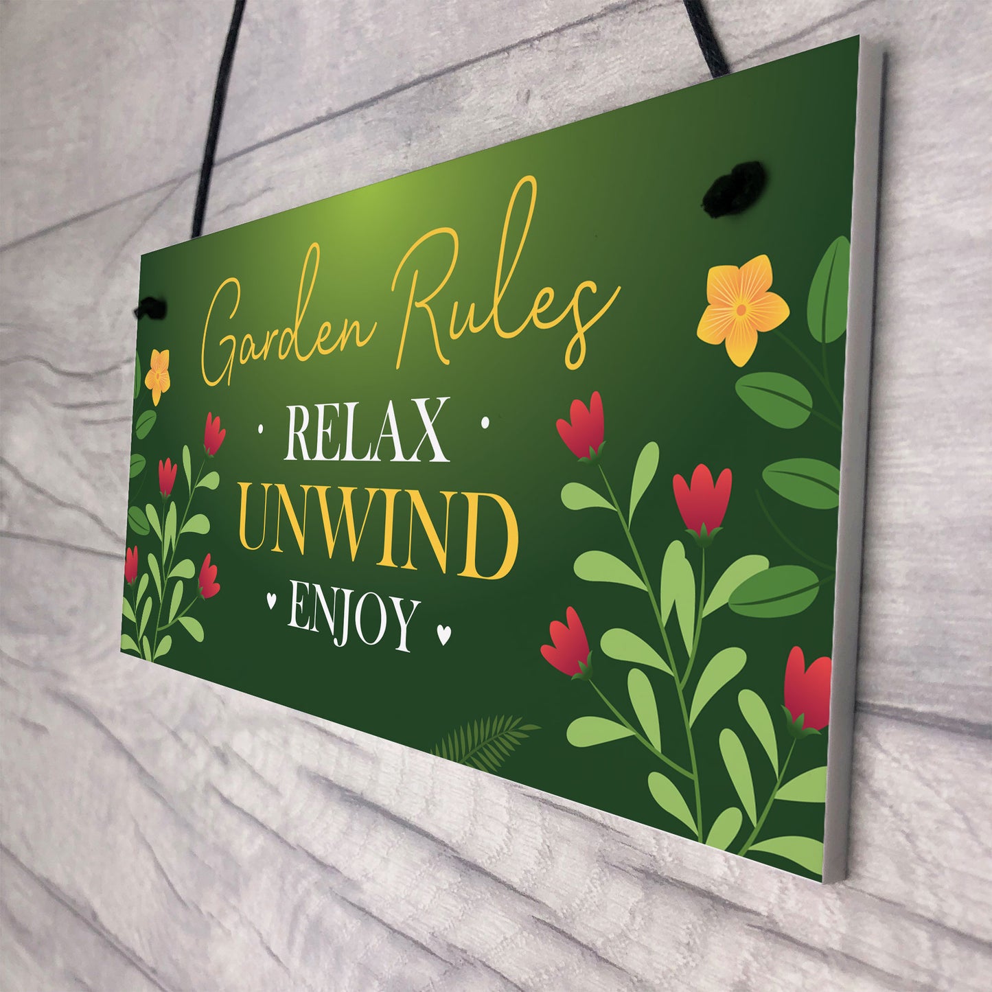 Garden Sign Outdoor Plaque Summerhouse Decking Shed Sign