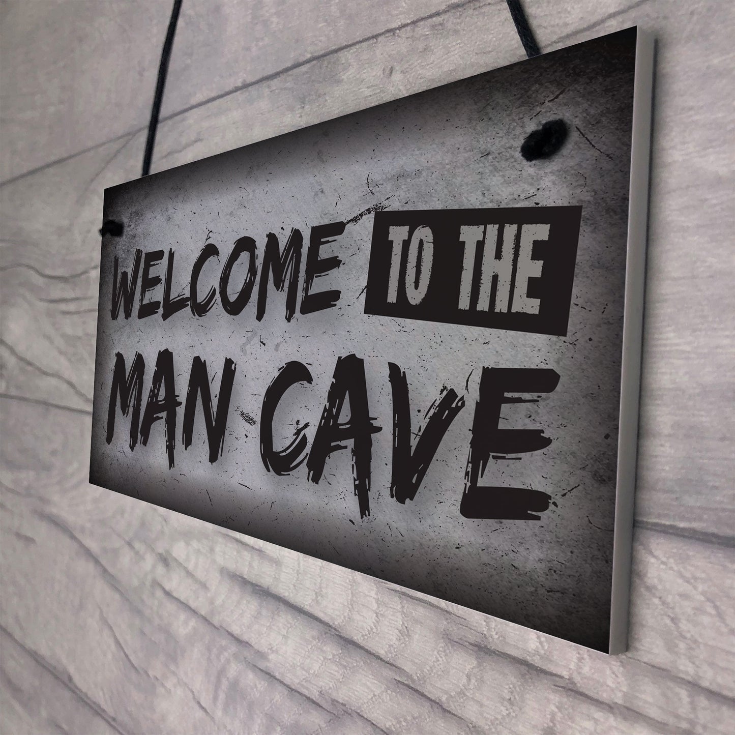 Man Cave Plaque Funny Sign Fathers Day Gift Game Boys Room Gifts