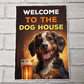 Funny Joke The Dog House Sign For Home Bar Pub Man Cave Hanging