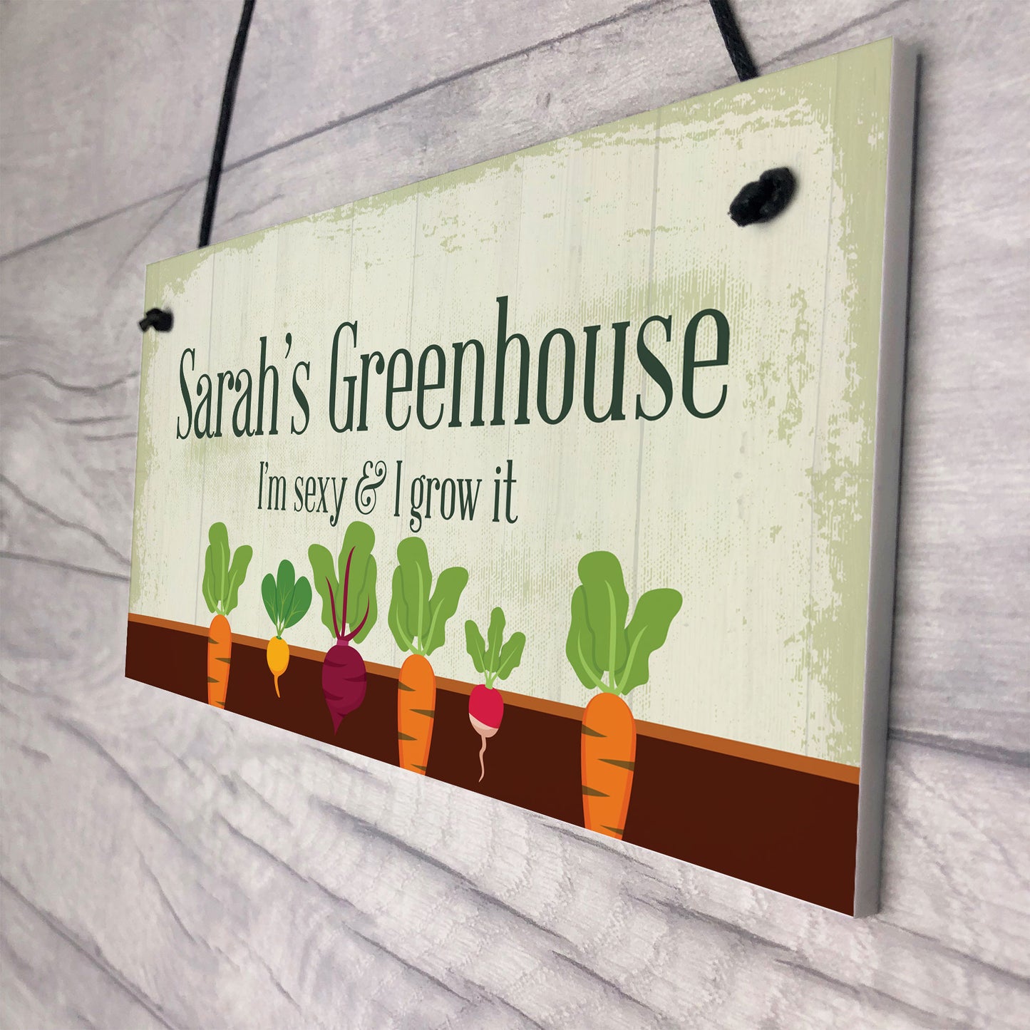 Personalised Greenhouse Sign Shed Plaque Outdoor Sign Funny