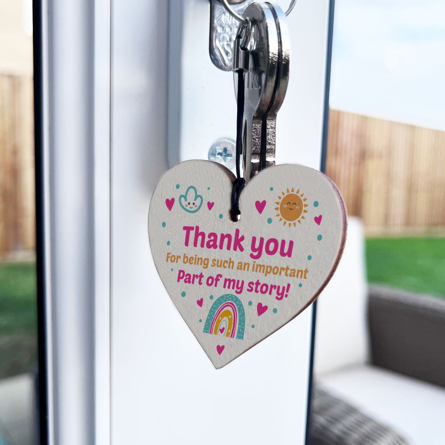 Special Thank You Keyring For Teacher Nursery Teacher Leaving