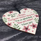 Nan Nanny Gift Wooden Sign Heart Gift For Birthday Mothers Day