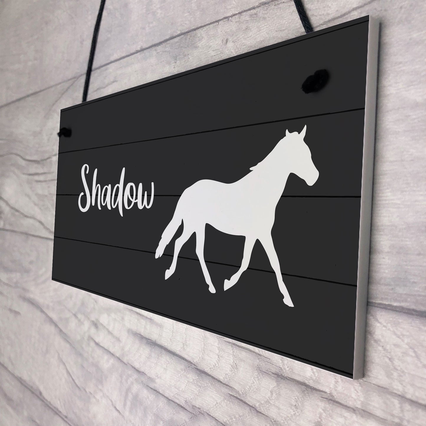 Horse Stable Sign Personalised Hanging Door Sign Horse Sign