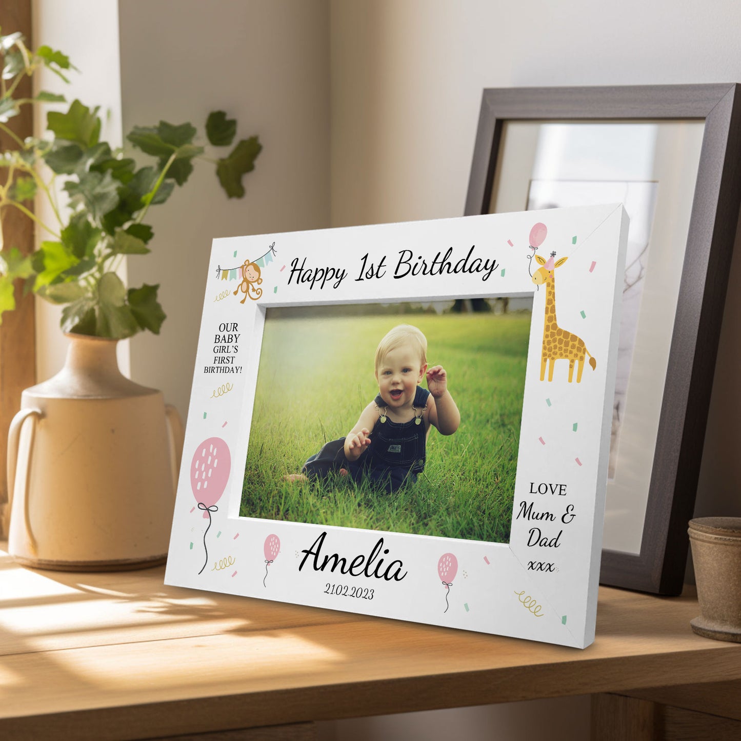 Personalised My First Birthday Photo Frame 1st Birthday Gifts
