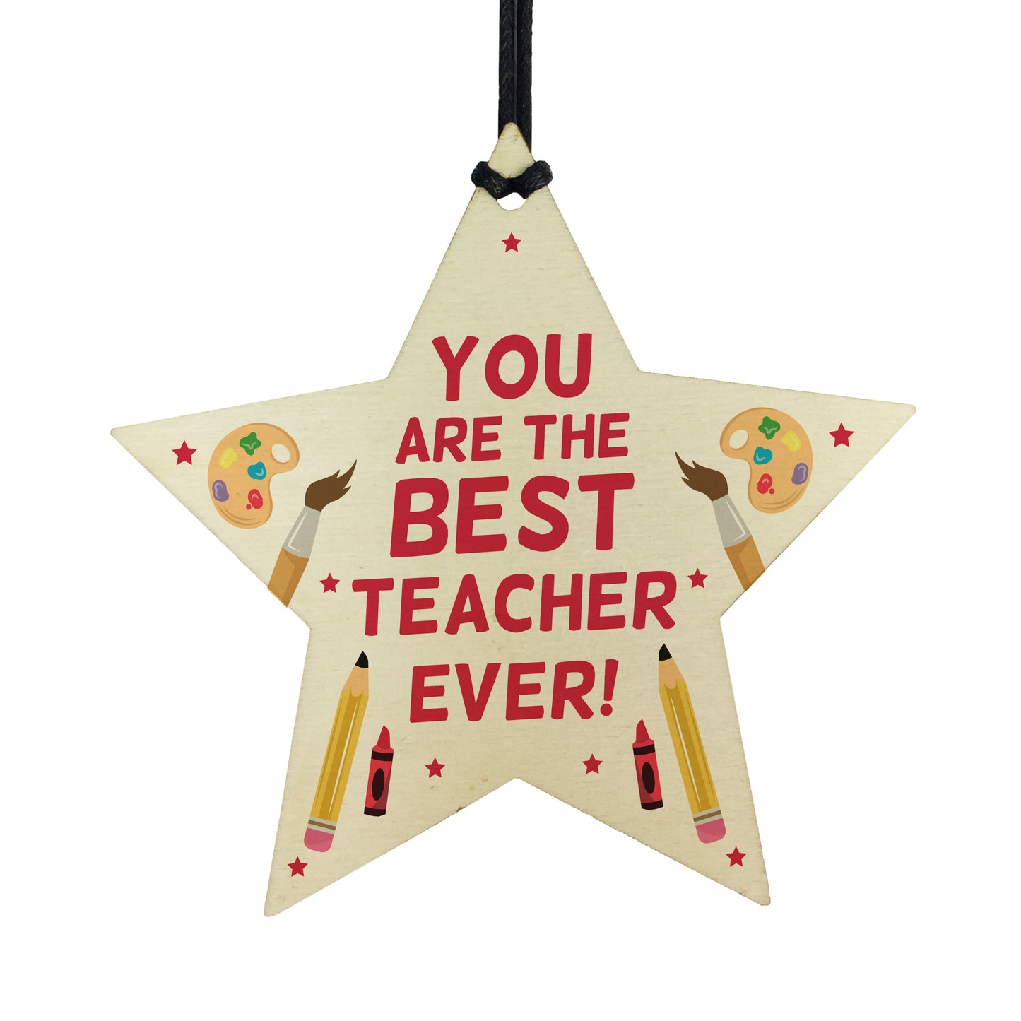 Teacher Gift Wooden Hanging Star Special Thank You Gift