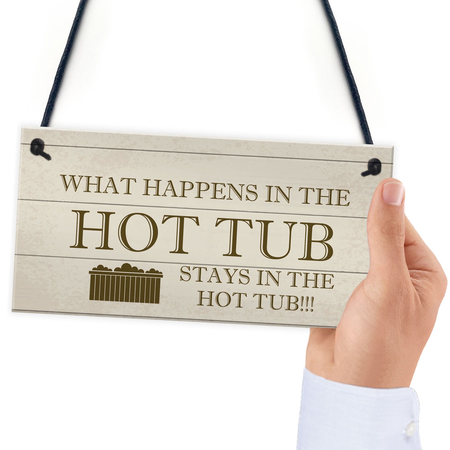 Funny Hot Tub Sign 3 Pack Of Hanging Plaques Hot Tub Accessories