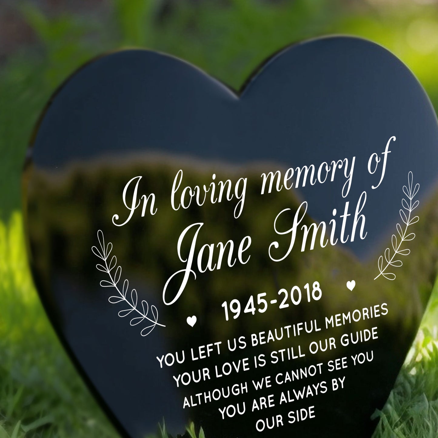 Memorial Stake Grave/Tree Marker Cremation Personalised Plaque