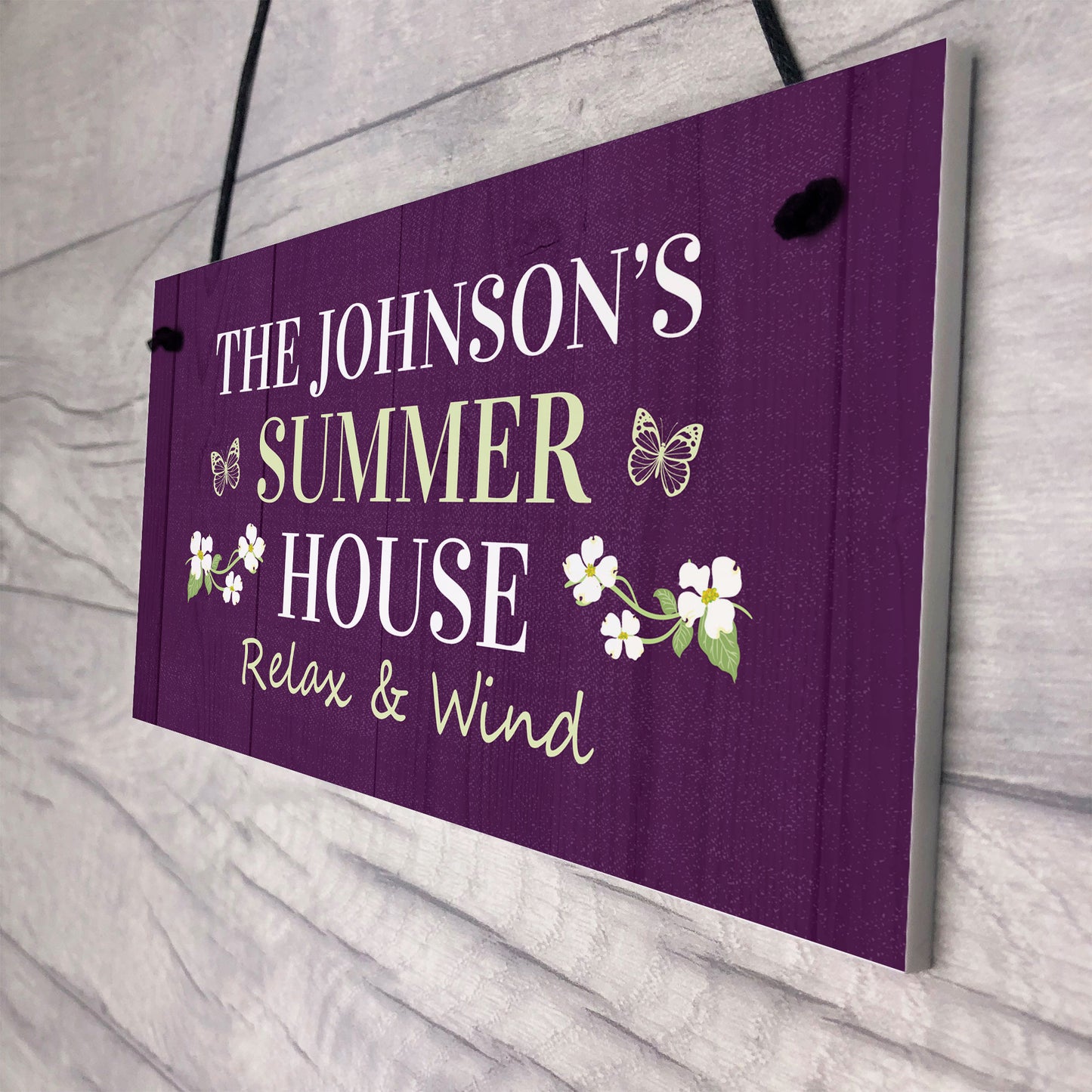 Hanging Summerhouse Sign Garden Plaque Home Decor Family Gift