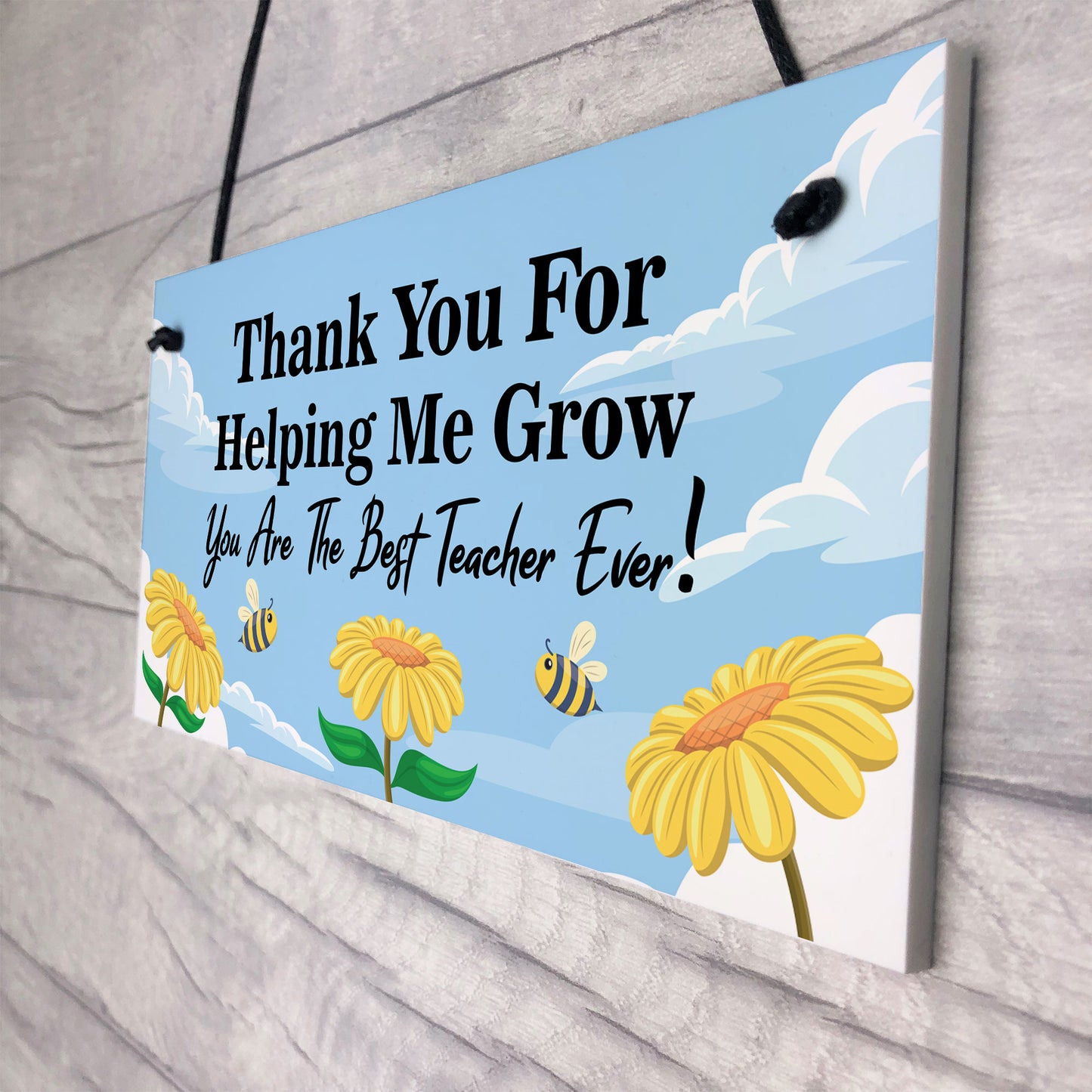 Teacher Thank You Plaque End of Term Leaving School Nursery