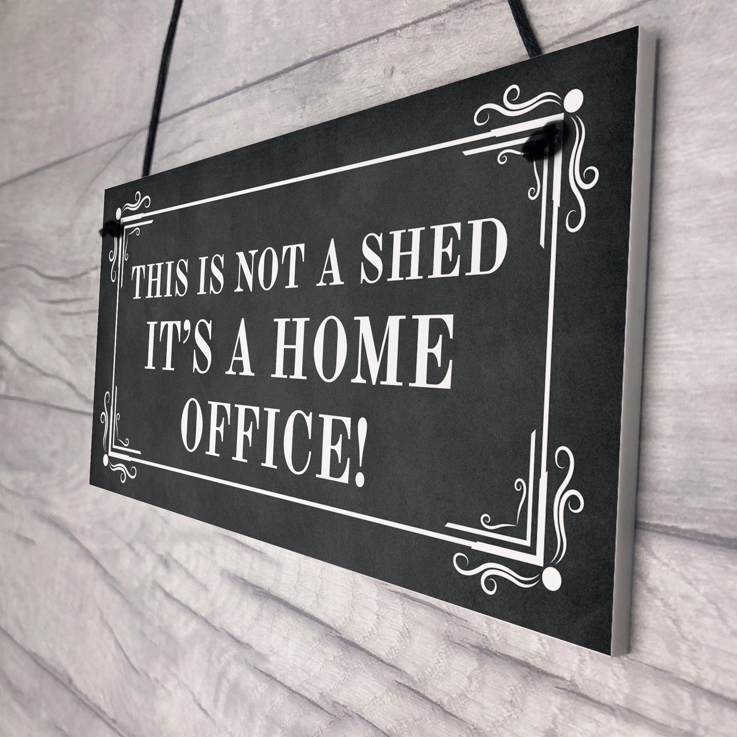 Personalised Hanging Door Sign Home Office Business Shed Sign