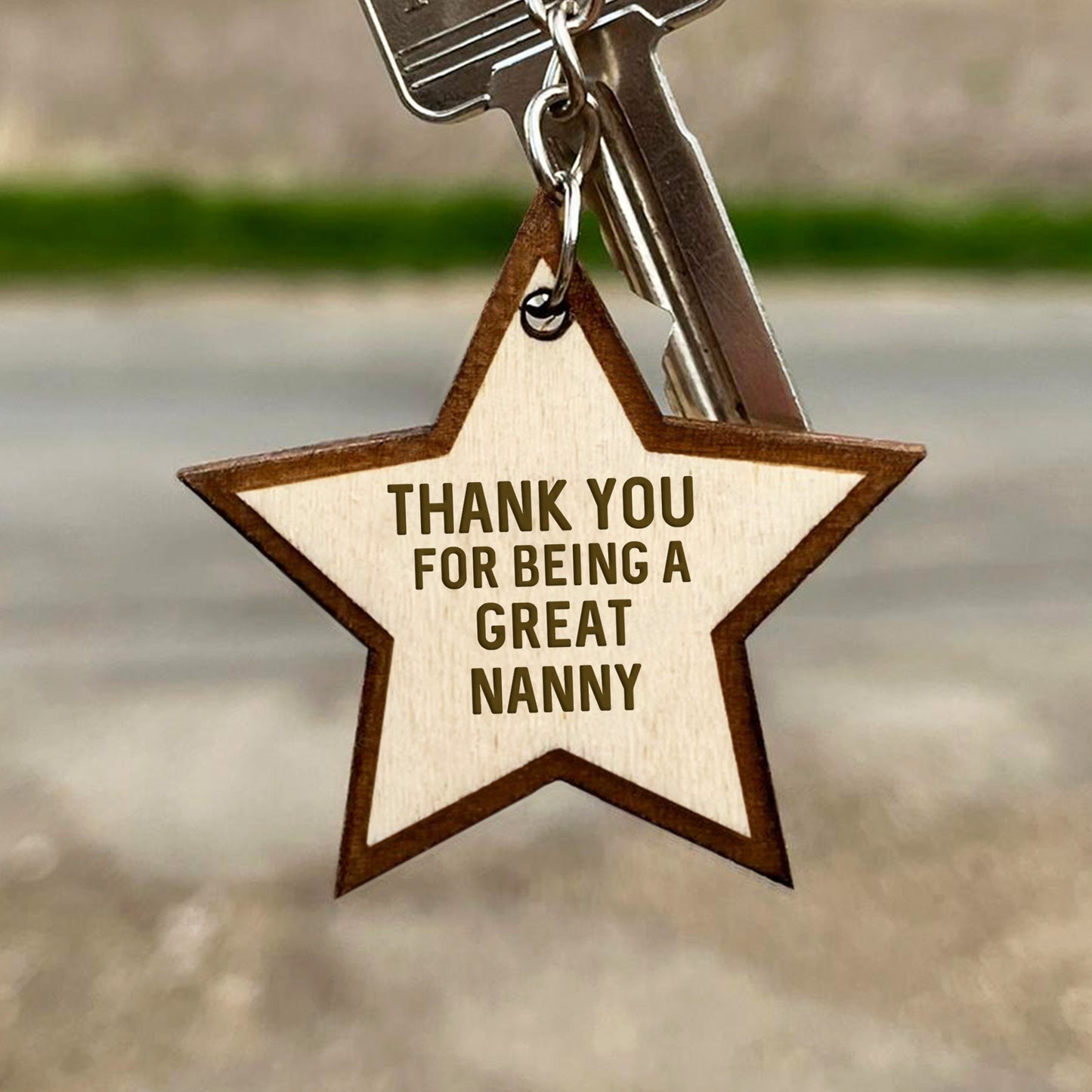 Great Nanny Gifts Wooden Keyring Nanny Gifts For Birthday Xmas