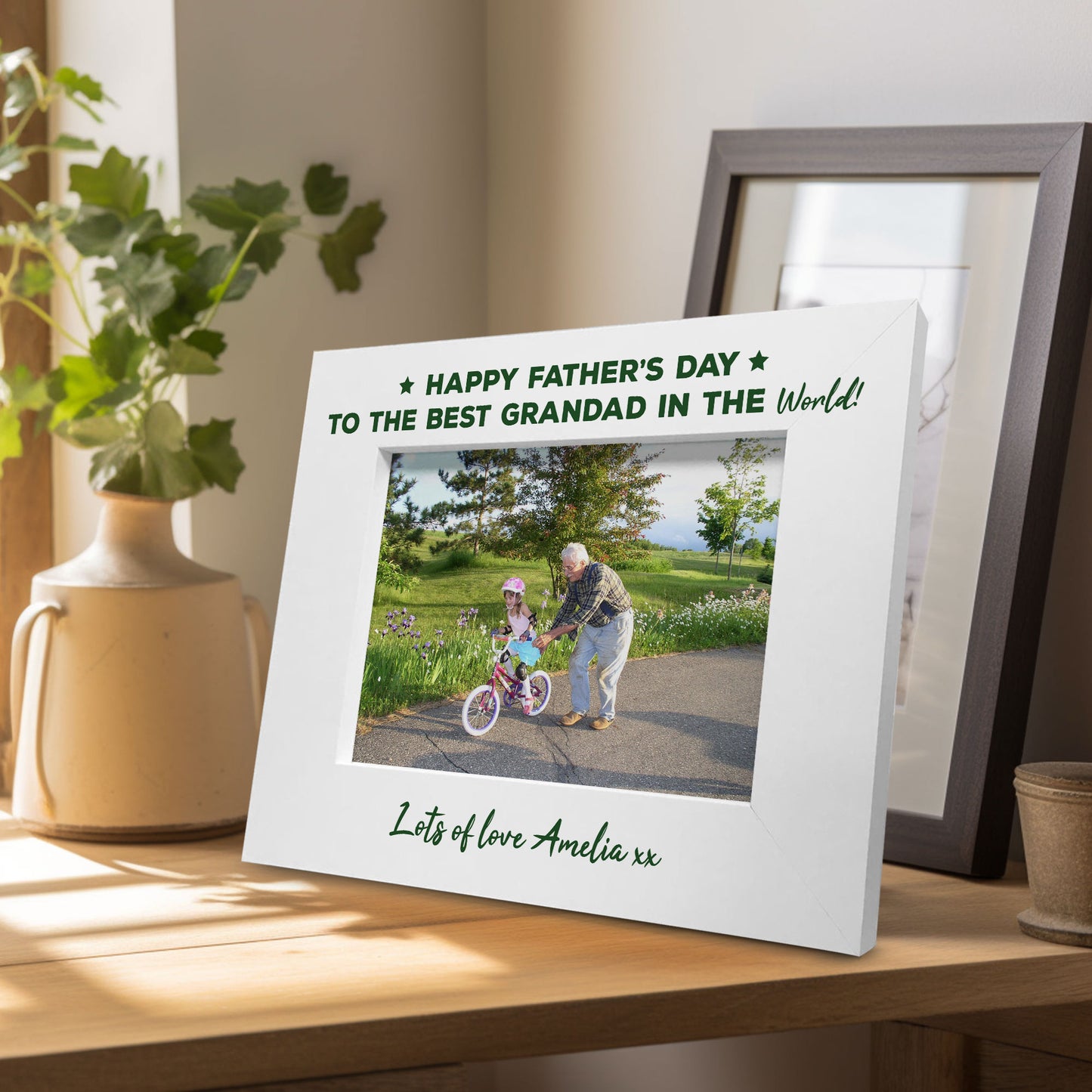 Personalised Fathers Day Gift Photo Frame Gift For Grandad Dad