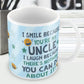 Funny Uncle Mug Birthday Christmas Gift From Niece Nephew